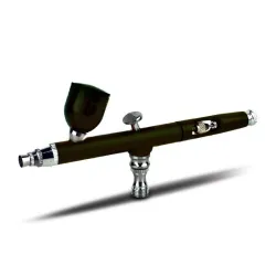 Dual-action airbrush - paint spray gun - kit for nail art / tattoo / cakes decoration - 0.3mmEquipment
