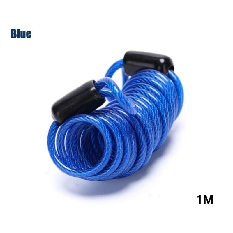 Bicycle / motorcycle anti-theft lock - spring cable wireBicycle