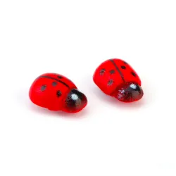 Wooden ladybugs stickers 100 piecesWall stickers