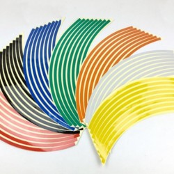 Car wheel reflective strips - stickers - 16 piecesStickers