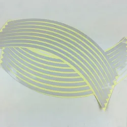 Car wheel reflective strips - stickers - 16 piecesStickers