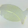 Car wheel reflective strips - stickers - 16 piecesStickers