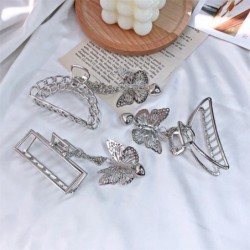 Vintage butterfly shaped hair clip - with chainHair clips
