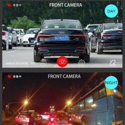 Sameuo U2000 - 4K - front / rear dash cam - WiFi - video recorder - night vision - parking monitorDash cams