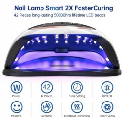Professional nail dryer - with memory function - UV / LED lamp - LCDNail dryers