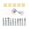 Ceramic rotary drill bits - cone tips - for electric manicure / pedicure machine - 10 piecesNail drills