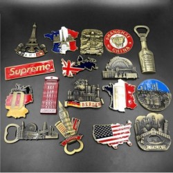 3D fridge magnets - bottle opener - France / Germany / Brazil / ItalyFridge magnets
