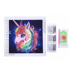 5D diamond painting - mosaic - unicorn / cat / owl - educational arts craftDecoration