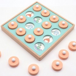 Memory matching - board game - wooden - 3D educational toyWooden