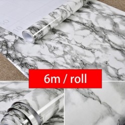 Decorative marble wallpaper - for furniture / wall - waterproof - 6MFurniture