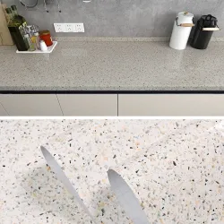 Decorative wallpaper - wall / furniture sticker - self-adhesive - waterproof - marble gravelFurniture