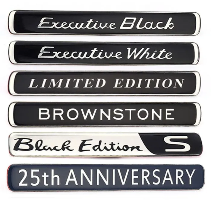 Car sticker - emblem - Brownstone / Executive White / Black / Limited EditionStickers
