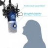 Podcast condenser microphone - professional PC streaming cardioid - kit - USB - 192kHZ/24bitMicrophones