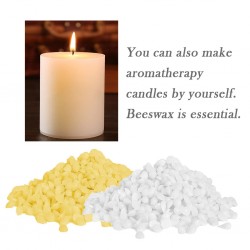 Natural beeswax - for candle making / lipsticks - white / yellowCandles & Holders