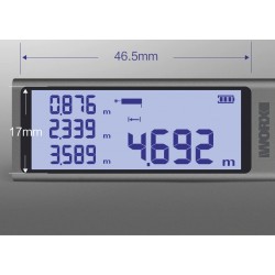 Worx WX013 - mini laser rangefinder - digital meter - LCD - USB - 40mMultimeters