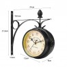 Vintage - retro - double sided round clock - wall mountedClocks