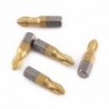 Magnetic screwdriver bits - titanium coated - non-slip - 1/4 inch hex shank - 25mm - 10 piecesBits & drills