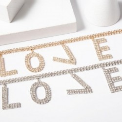 Luxury choker / short necklace - with crystal LOVE lettersNecklaces