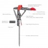 Fishing rod holder - bracket - automatic spring - adjustable - foldable - stainless steelTools