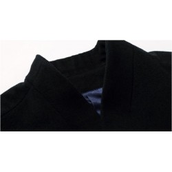 Men's wool coat - long jacket - slim fitJackets