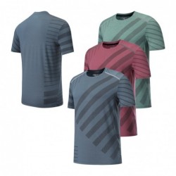 Men's sport t-shirt - elastic - quick drying - graphic printT-shirts