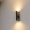 LED wall light - stainless steel lamp - up / down lightningWall lights