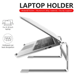 Laptop / tablet stand - aluminum - anti-skidHolders