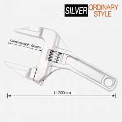 Multifunction universal wrench - adjustable - large opening - aluminum alloyWrenches