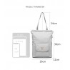 Stylish handbag - laptop backpack - with USB charging port - waterproofHandbags