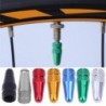 Bicycle wheel valve - aluminum cap - dust covers - 5 piecesBicycle