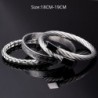 Stainless steel bracelet - hip hop style - Roman numerals / crown - set 3 piecesBracelets