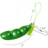 Squeezable peas - anti stress fidget toy - with keychainKeyrings