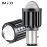 Motorcycle light bulb - H4 / BA20D / P15D - 12V - LED High / Low Beam - 1200LMLights