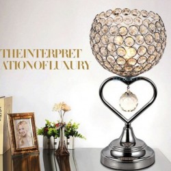 Modern crystal night lamp - heart-shaped - LEDLights & lighting