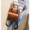 Vintage leather backpack - with anti theft zippers / buckles - waterproofBackpacks