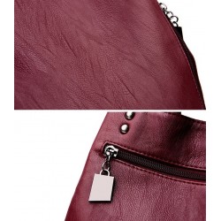 Fashionable leather backpack - multifunction vintage shoulder bag - large capacityBackpacks