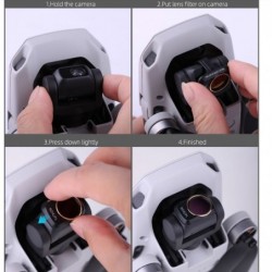 Camera lens - filter - clip - for DJI Mavic Mini - UV / CPL / ND4 / ND4PLAccessories
