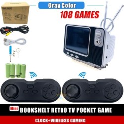 GV300 - retro TV game - video game console - with 2 wireless controllers - built-in 108 gamesOthers
