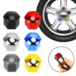 Car rim cover - protective nuts - with clip - 17mm - 20 piecesWheel parts