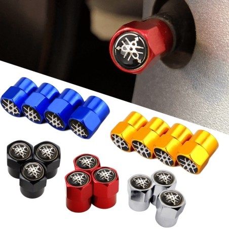 Car tire valves - Logo XJ6 - 4 piecesWheel parts