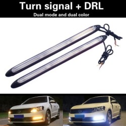 Car turn signal lights - dual mode / color - LED - DRL - 12V - 2 piecesDaytime Running Lights (DRL)
