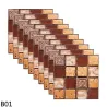 Mosaic style wall sticker - waterproof self adhesive tiles - 10 * 10 cm - 10 piecesWall stickers