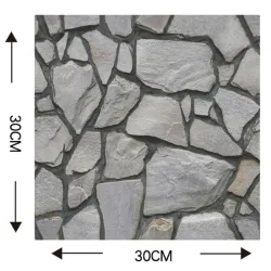 3D wall / floor sticker - self adhesive tile - waterproof - removable - 10 piecesWall stickers