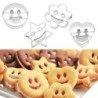 Cookie cutter mold - smiley face - bunny / car / boat - stainless steel - 4 piecesBakeware