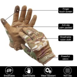 Multifunction sport gloves - touch screen function - anti-skid - full fingersGloves