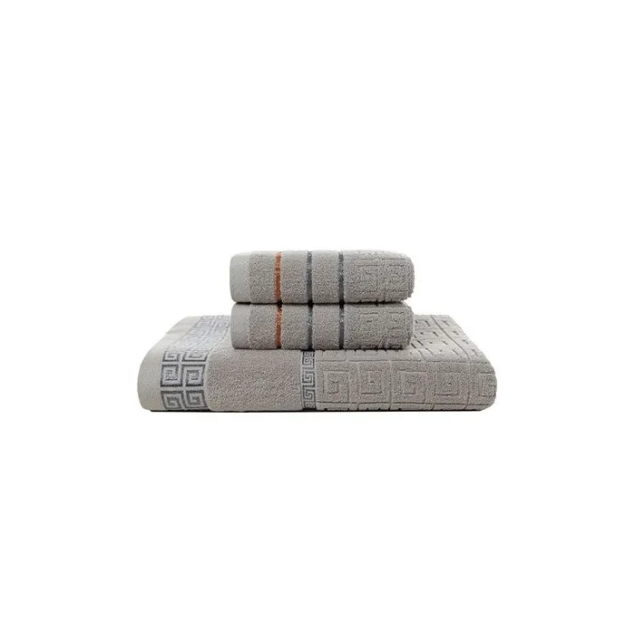Luxurious large bath / face / hand towel - cotton - 70 * 140cm - 3 pieces setTextile