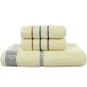 Luxurious large bath / face / hand towel - cotton - 70 * 140cm - 3 pieces setTextile