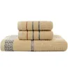 Luxurious large bath / face / hand towel - cotton - 70 * 140cm - 3 pieces setTextile