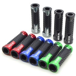 Motorcycle handlebar grips - aluminum / rubber - 22mm - for Suzuki / universalHand Grips & End