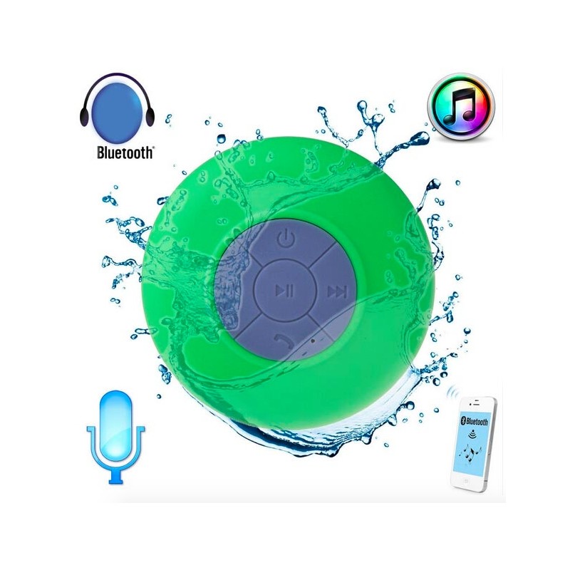 Mini Bluetooth speaker - waterproof - with suction cupBluetooth speakers